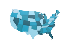 Map of the USA representing nationwide coverage of fire pit recalls, safety warnings, and burn injury claims